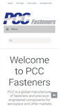 Mobile Screenshot of pccfasteners.com