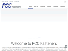Tablet Screenshot of pccfasteners.com